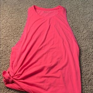Athleta oversized muscle tank with tie! Size S